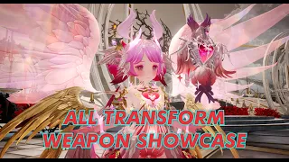 [GranSaga KR] All Transformation Weapon Showcase - New Version Update