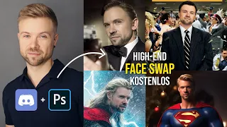 Face Swap KI + Photoshop - Dein Gesicht auf jedem Foto, Poster, Plakat...