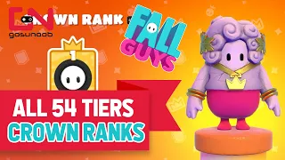 Fall Guys All Crown Ranks Rewards Showcase