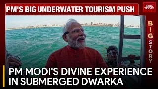 Prime Minister Narendra Modi's Underwater Prayer at Submerged Dwarka City