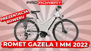 TREKKINGOWY ROWER ELEKTRYCZNY – wszystko, co warto wiedzieć | NOWOŚĆ! Romet Gazela 1 MM 2022