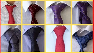 How to tie a tie  8 Different ways to tie a necktie