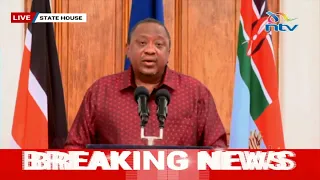 Uhuru Kenyatta's farewell address after hosting William Ruto | FULL SPEECH