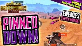 PINNED DOWN! Can We SURVIVE? PUBG Mobile