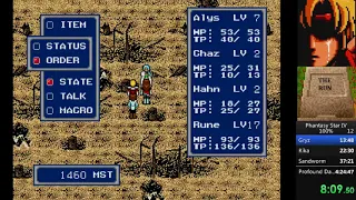 Phantasy Star IV - 100% Speedrun (3:48:37)