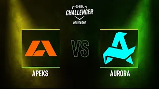 Apeks vs. Aurora - Map 1 [Ancient] - ESL Challenger Melbourne 2023 Europe CQ - Upper bracket