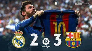 Real Madrid 2 - 3 Barcelona | La Liga 16/17 Extended Goals & Highlights HD | FCB 3-2 RMA |