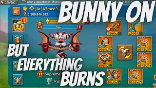 Lords Mobile - BUNNY is Active but A7med keeps burning all!!!