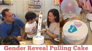 Unique Gender Reveal Cake with a Twist | Safe Gender Reveal | Gender Reveal Pulling Cake