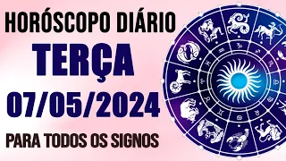 HORÓSCOPO DO DIA PARA TODOS OS SIGNOS //  TERÇA DIA 07/05/24 (SIGNOS DO DIA DE HOJE)