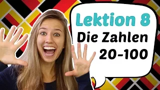 GERMAN LESSON 8: THE GERMAN NUMBERS FROM 20 to 100 (PARODY)