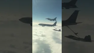 F-22 & F-16 Aerial Refueling