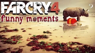 FARCRY 4 Funny Moments (Elephant Roadkill, Failcopters, and F*%king Rhinos)
