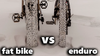 fat bike VS enduro bike (test drive)