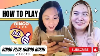 HOW to play BINGO PLUS ( BINGO RUSH ) via GCASH