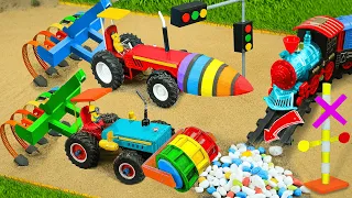 Top diy tractor making mini train transporting gasoline for petrol pump 2| diy mini sand sieve