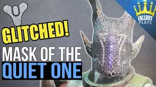 Exotic Helmet Glitched! MASK OF THE QUIET ONE | Destiny 2