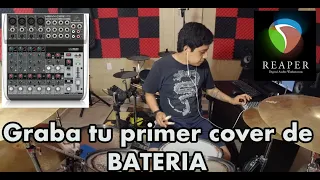 Cómo grabar covers de batería con la Mezcladora Behringer Xenyx Q1202USB 🥁 || Alvaro Aguilar