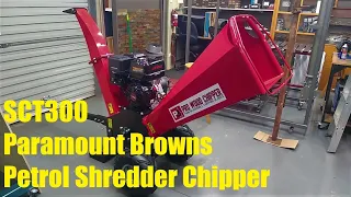 SCT300 Paramount Browns Petrol Shredder Chipper