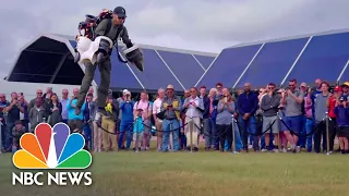 Watch: British Inventor Unveils ‘Iron Man’ Electric Jet Suit