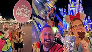Disney's Magic Kingdom After Hours Party Date Night! | 8 Rides, FREE Snacks & More Fun!