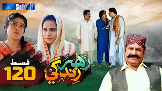 Zahar Zindagi - Ep 120 | Sindh TV Soap Serial | SindhTVHD Drama