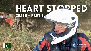 My heart stopped - Hanna’s crash part 2 | Parsan | Pakistan by motorbike | Subs PL EN | ONE MORE ADV