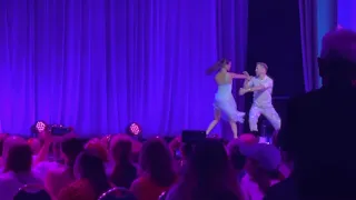 Derek Hough and Hayley Erbert at D23Expo performing to Kiss the Girl for Dancing with the Stars!