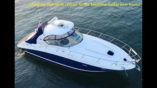 Walk through - Sea Ray 390 Sundancer -  a well priced 40 family express cruiser on the used market