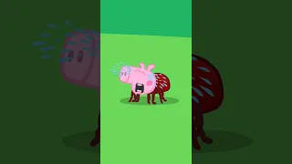 George Pig bitten by a spider #peppapig #peppapigparody #funnycartoon