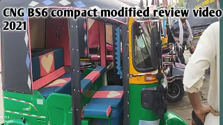 CNG BS6 compact review video modified CNG BS6 || bajaj CNG BS6 compact modified looking video 2021