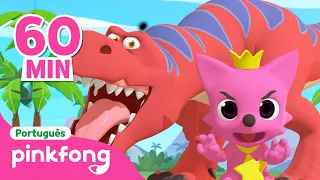 Rawr! Quem Sou Eu | T-rex | Dia do Dinossauro|+Completo|Pinkfong, Bebê Tubarão!Canções para Crianças