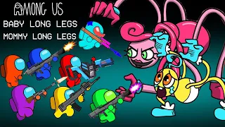 Among Us vs Baby & Mommy Long Legs - 어몽어스 VS 좀비 애니메이션 - Among Us Zombie Animation