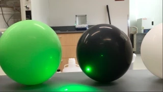 3 Balloon Laser Test