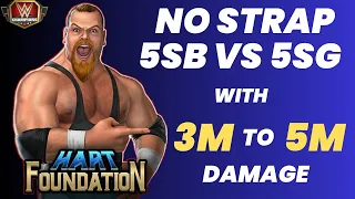 5SB Jim Neidhart "Hart Foundation" No Strap Gameplay. WWE Champions Game