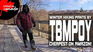 Best and Cheapest Winter Hiking Pants on Amazon | TBMPOY Hiking Pants Review