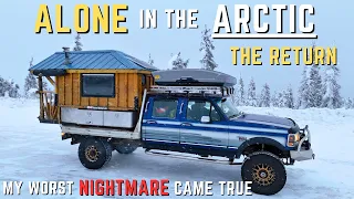 Stranded in -42 F/-41C in my Old Ford Truck on a Truck Camping 2,000 mile Drive to the Arctic Ocean