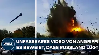 PUTINS KRIEG: Angriff auf Einkaufszentrum! Unfassbares Video zeigt, dass Russland lügt