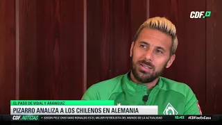 Claudio Pizarro elogió a Arturo Vidal y Charles Aránguiz