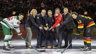 Firefighter Night at the Vancouver Canucks Game