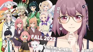 【Tier List】Ranking Fall 2023 Anime & Checking Out Winter Lineup! 秋アニメランキング【EN/日本語/中文】【新人Vtuber】