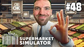 ALLES EASY! 5 Tage, über 35.000$ EINNAHMEN und das ZIEL erreicht || #48 || Supermarket Simulator 🥪