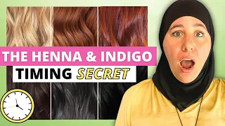 The SECRET to Henna and Indigo Timing | Manipulating timing can help achieve your desired color!