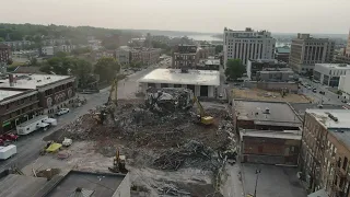 Demolition almost complete on Davenport apartment building