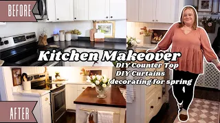 DIY Kitchen Makeover On a Budget | DIY Countertops | Epoxy CounterTops | Spring Decor | Jessica Rene