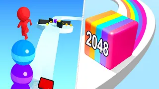 Satisfying Mobile Games 2023 - Stack Rider, Jelly Run 2048, Giant Rush, Sandwich Runner, Pop It...