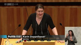 2017/07/13 Plenarsitzung des Nationalrates 31 Karin Doppelbauer NEOS