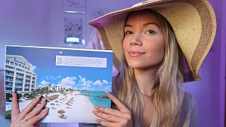 ASMR Travel Agent Roleplay | Page Turning & Typing | Soft Spoken