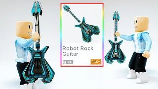 Get Free Robot Rock Guitar Item in Roblox