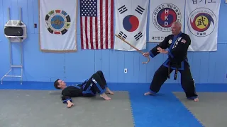 Moo Sool Won-USA Cane Techniques 1-15 with Master Michael Munyon